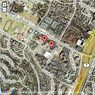 Map of Old Quarry Branch Library and El Arroyo locations